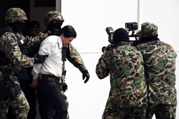 Captura de El Chapo Guzmán.